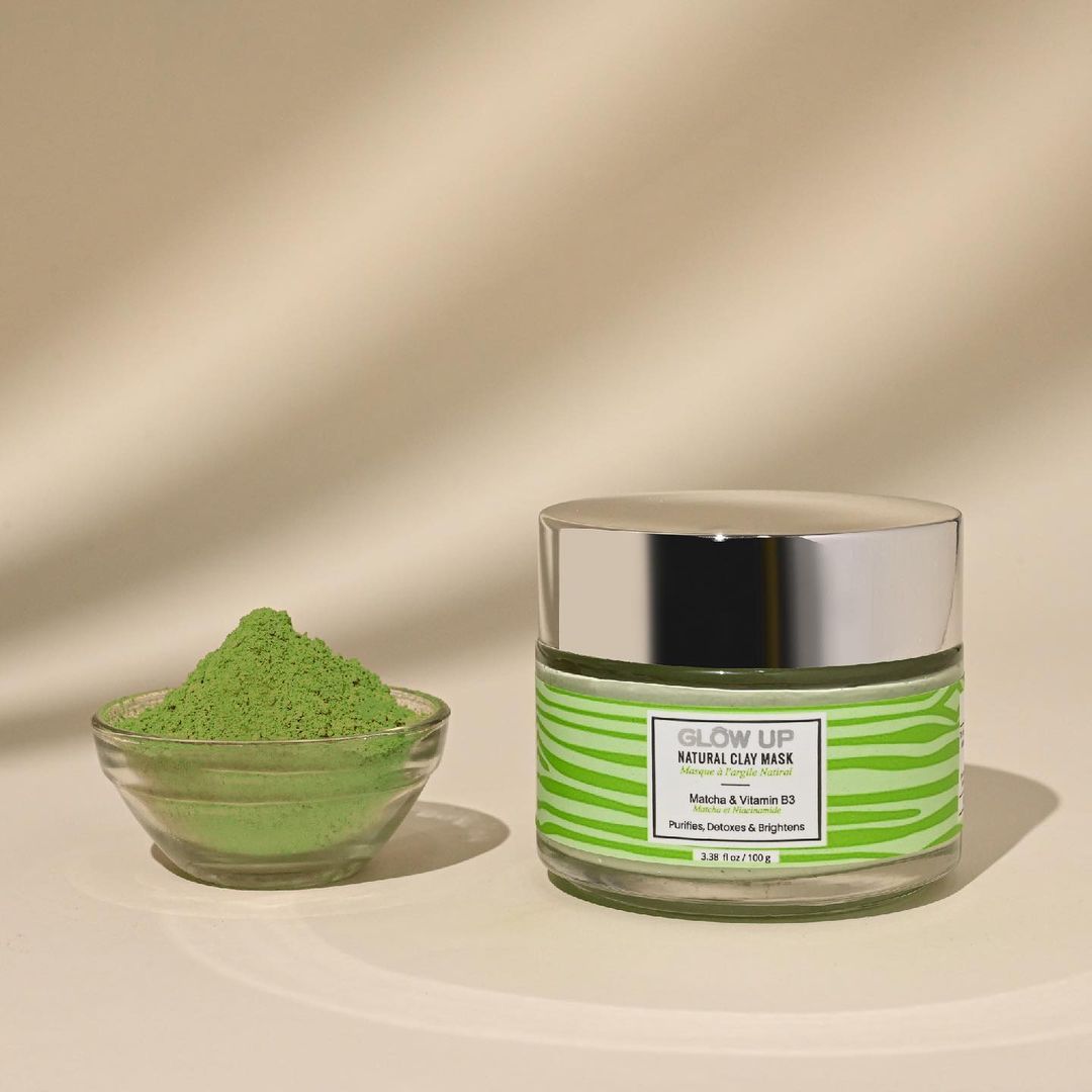 Front - natural clay mask 