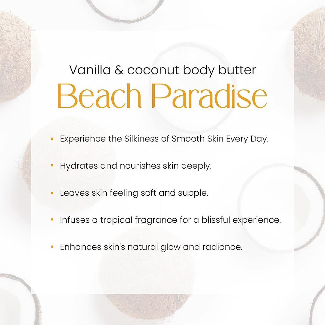 Vanilla & coconut body butter