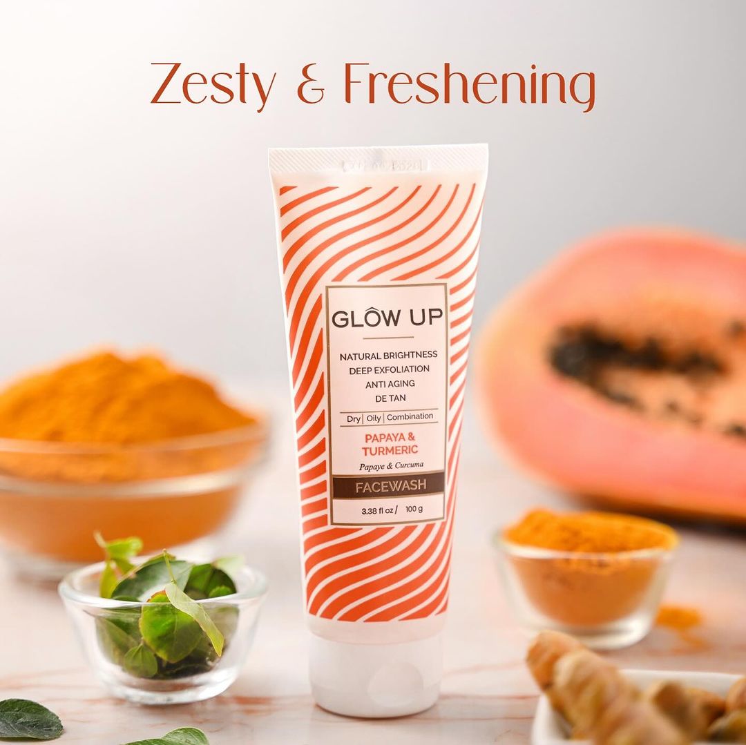 Front - Papaya & Turmeric Facewash