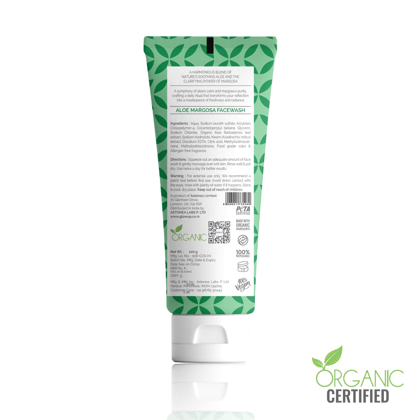 Back - Aloe Margosa Facewash