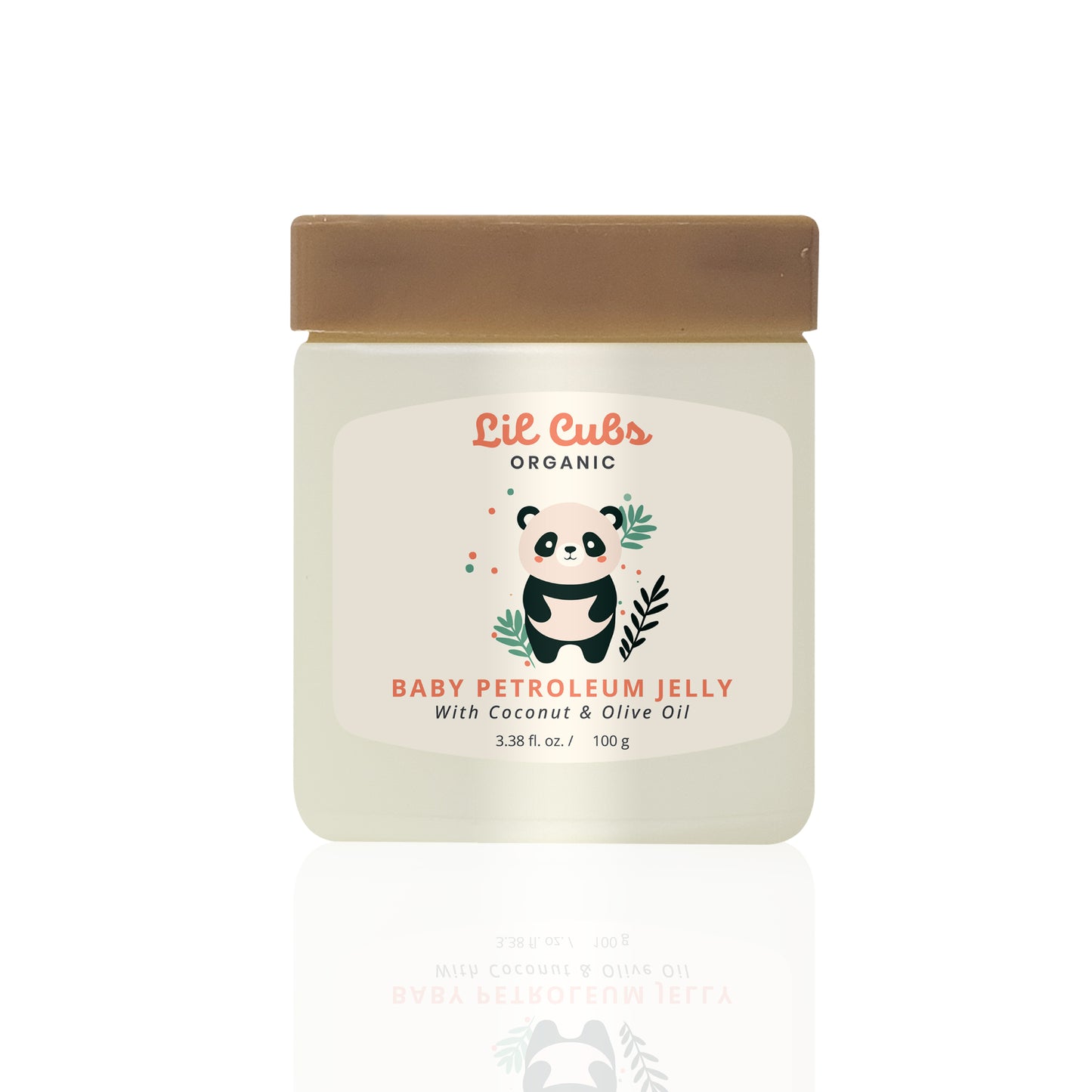 LIL CUBS ORGANIC BABY PETROLEUM JELLY WITH COCONUT & OLIVE OIL - 100g