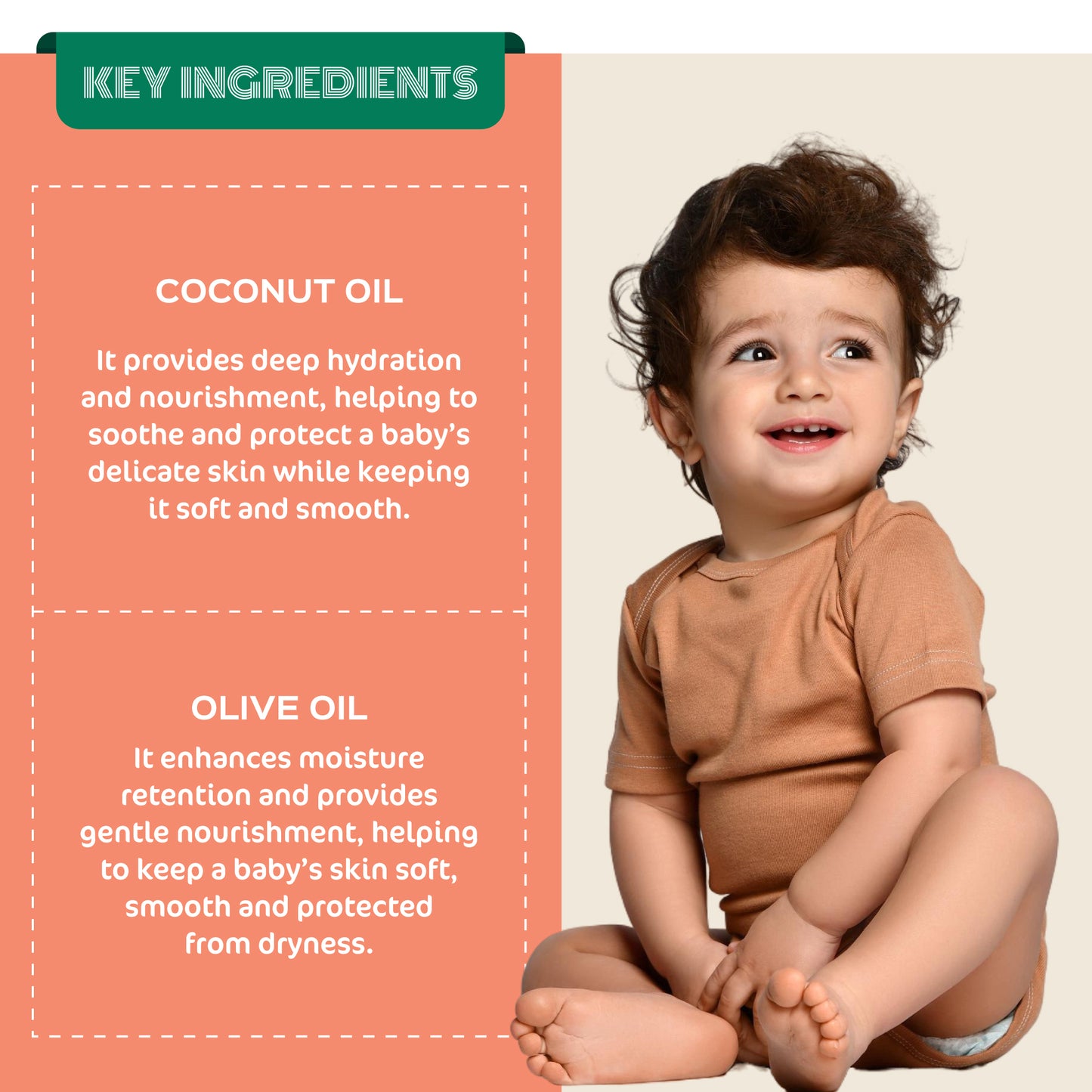 LIL CUBS ORGANIC BABY PETROLEUM JELLY WITH COCONUT & OLIVE OIL - 100g