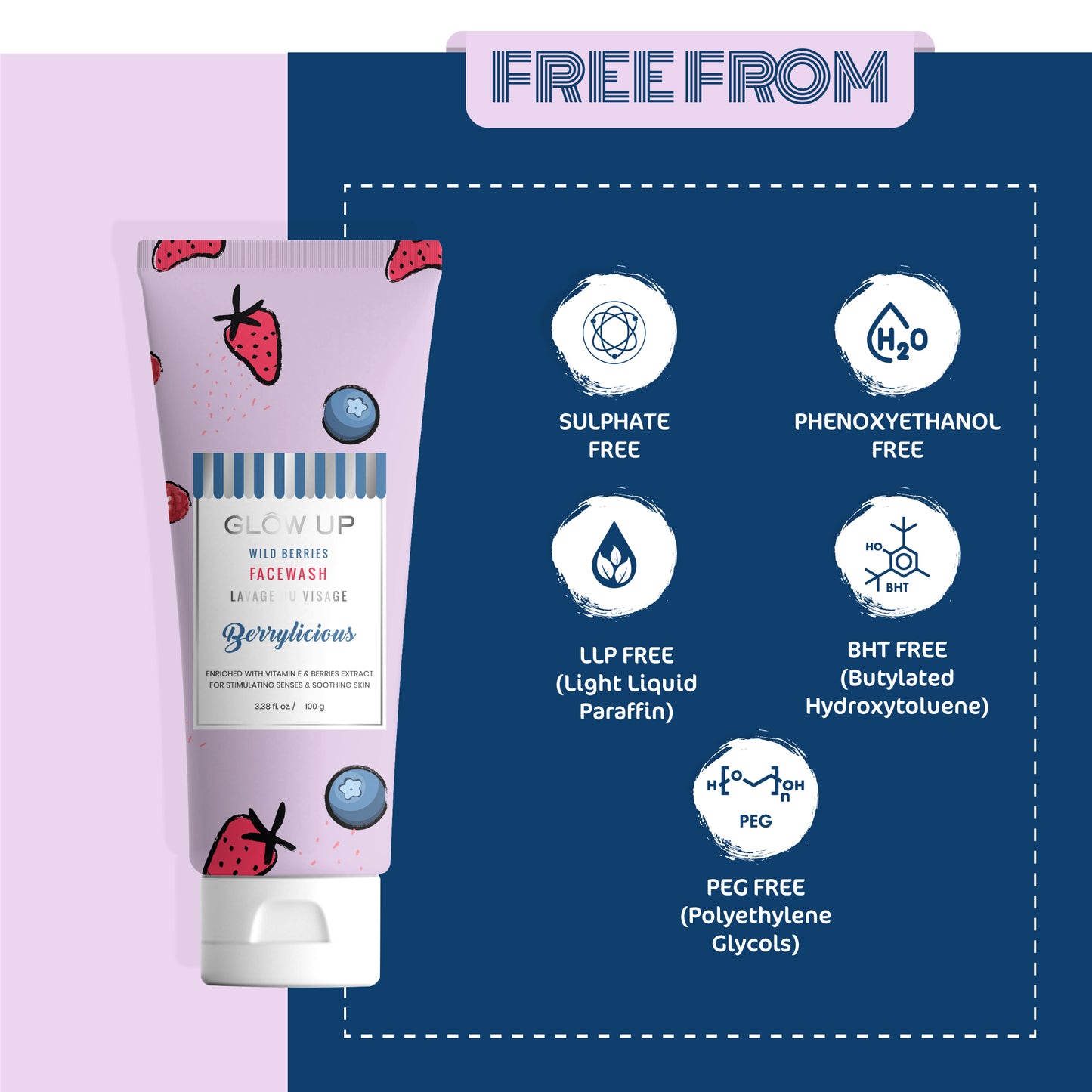 Free From - Berrylicious facewash