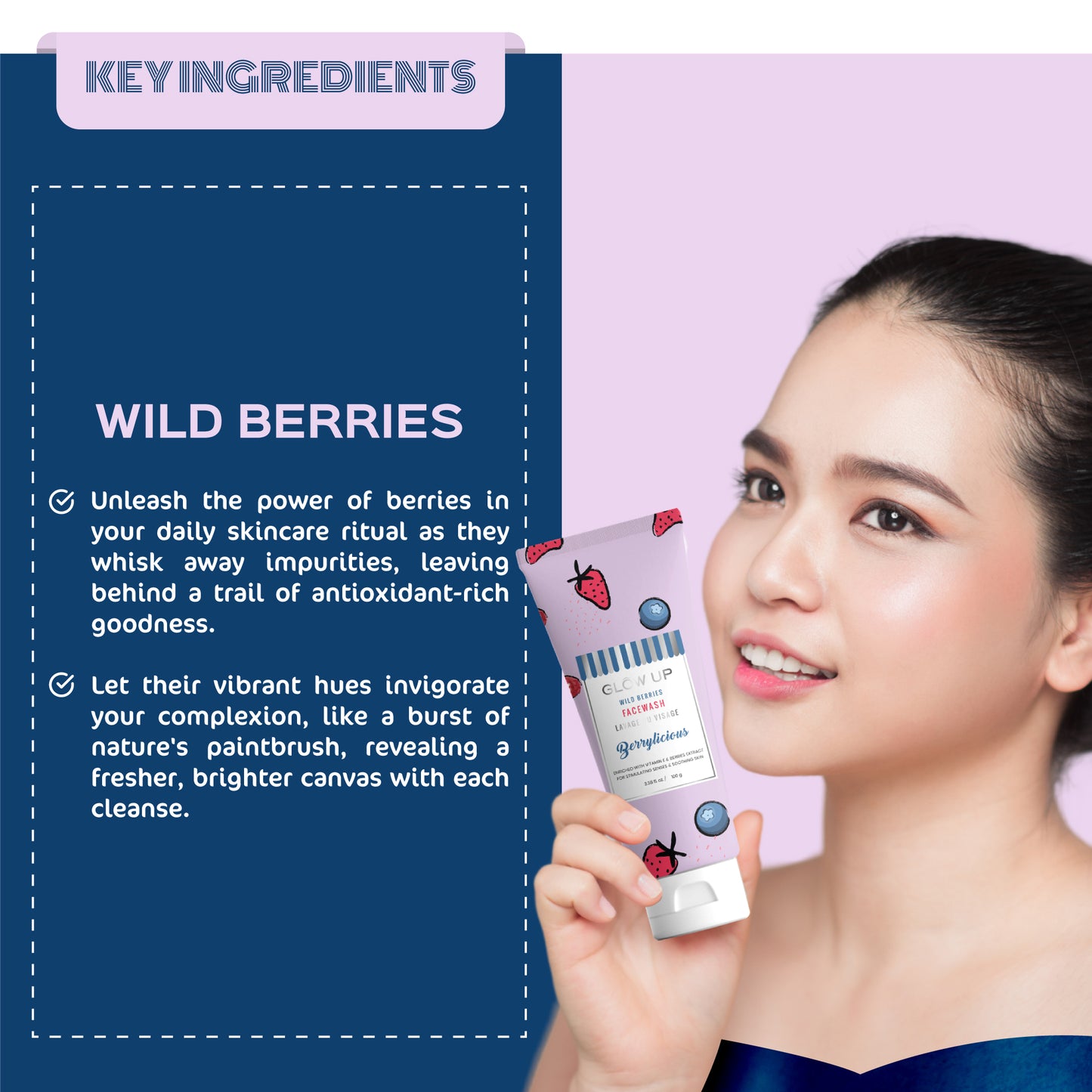 Key Ingredients - Berrylicious Facewash