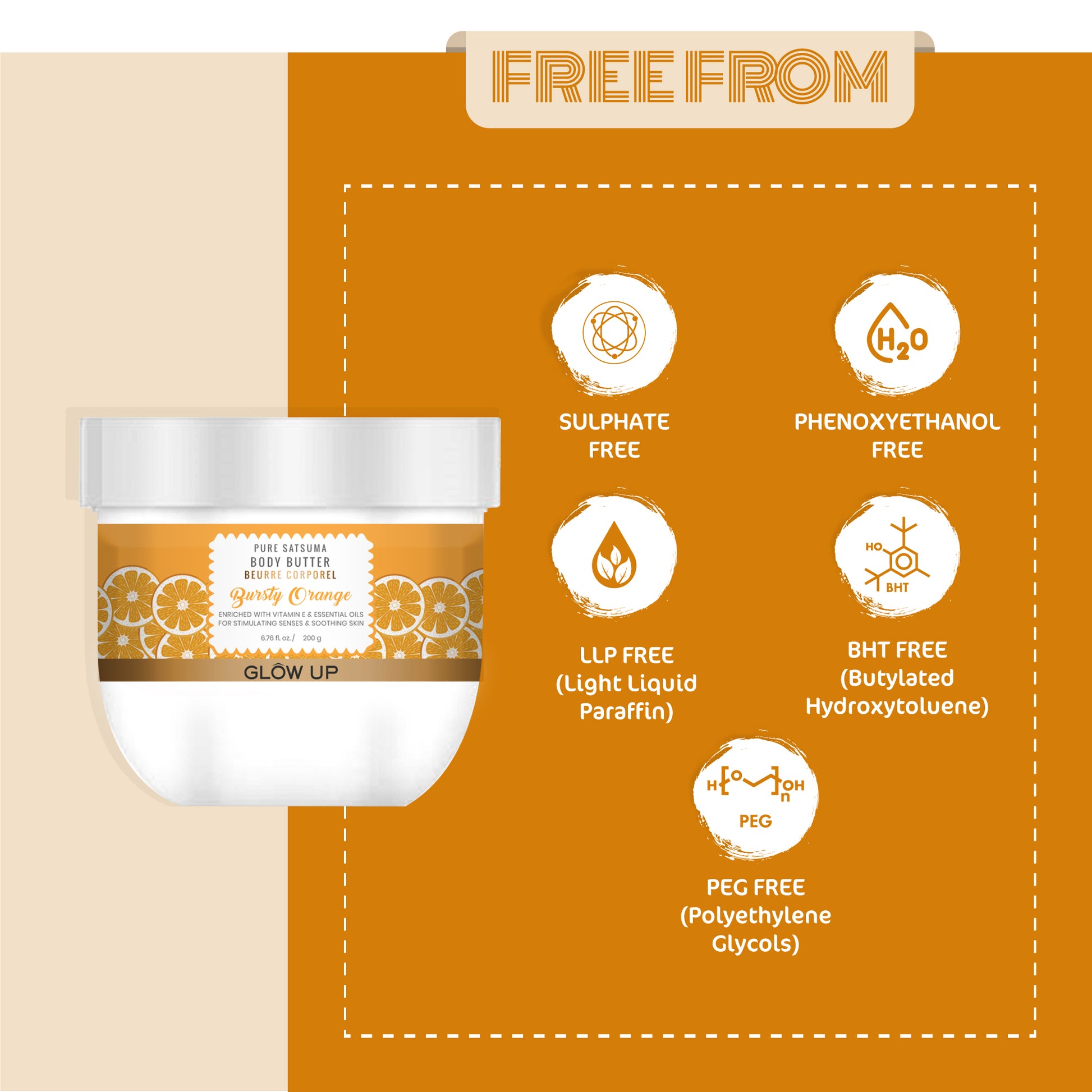 Free From - Bursty Orange Body Butter