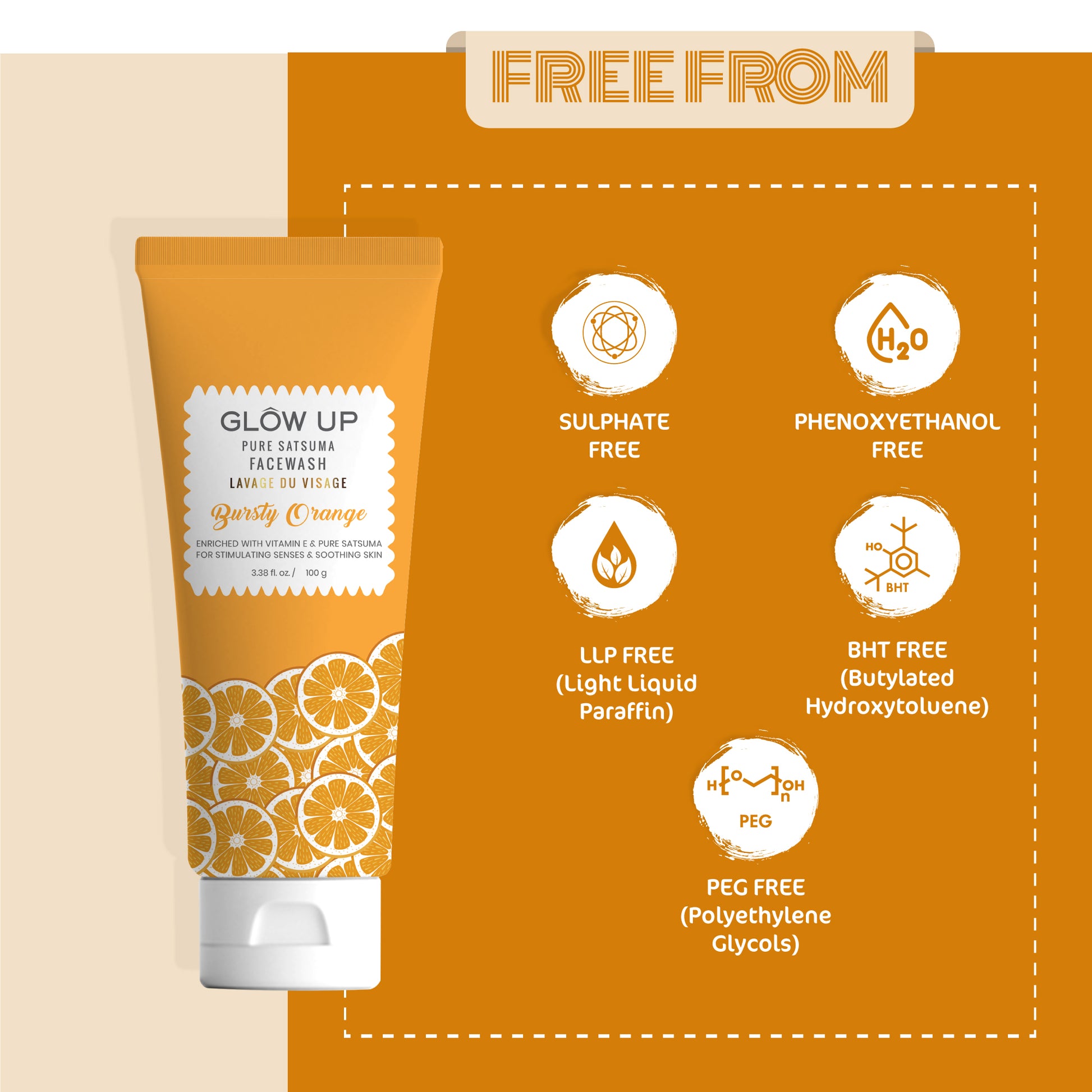 Free From - Bursty Orange Facewash