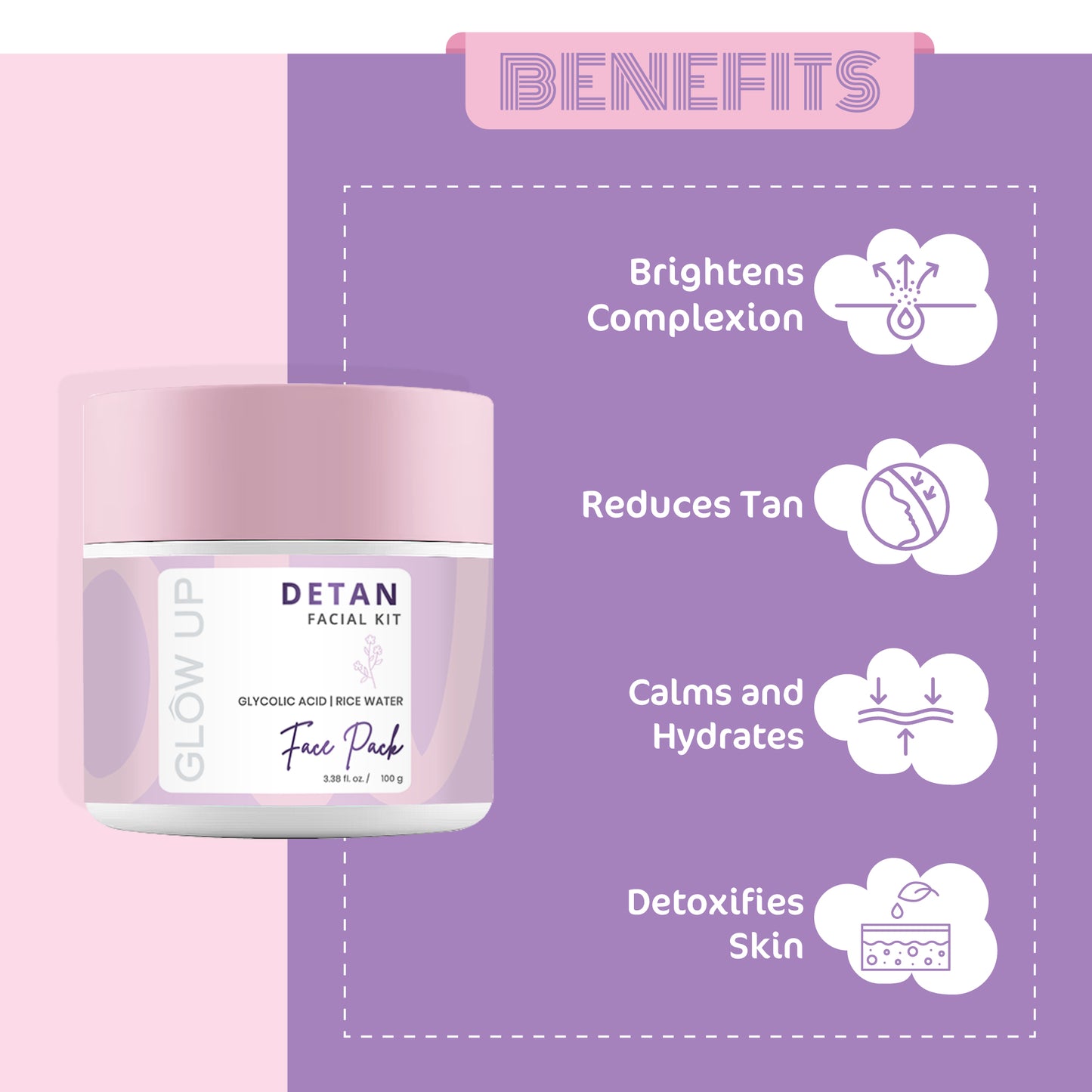 DETAN FACE PACK - 100 G