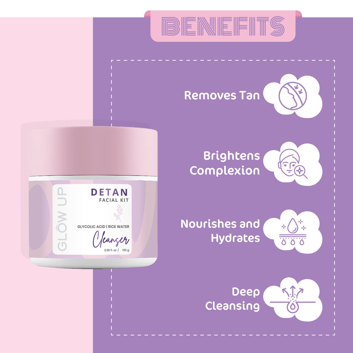 DETAN CLEANSER - 100G