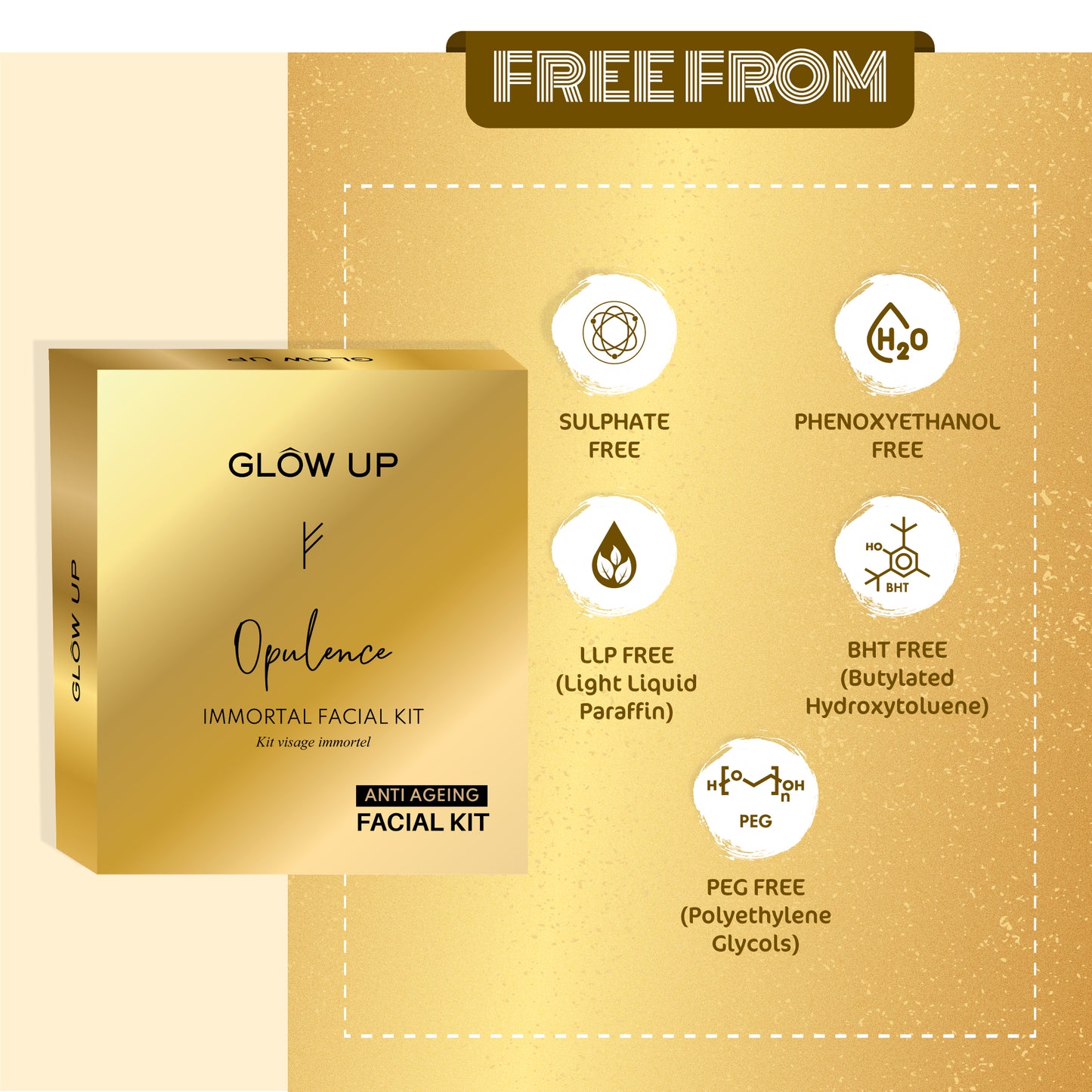 free from - opulence immortal facial kit