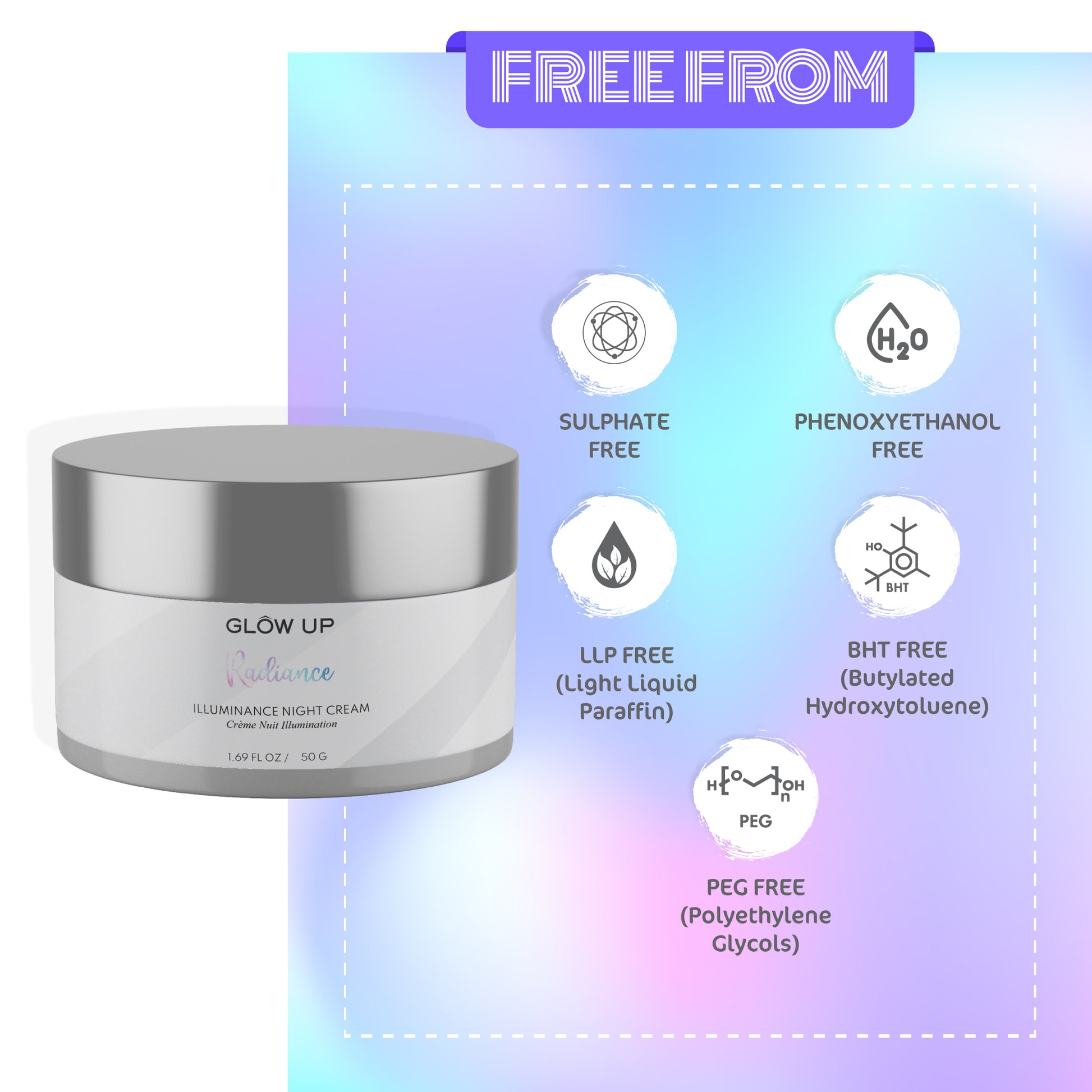 free from - Radiance Illuminance night cream