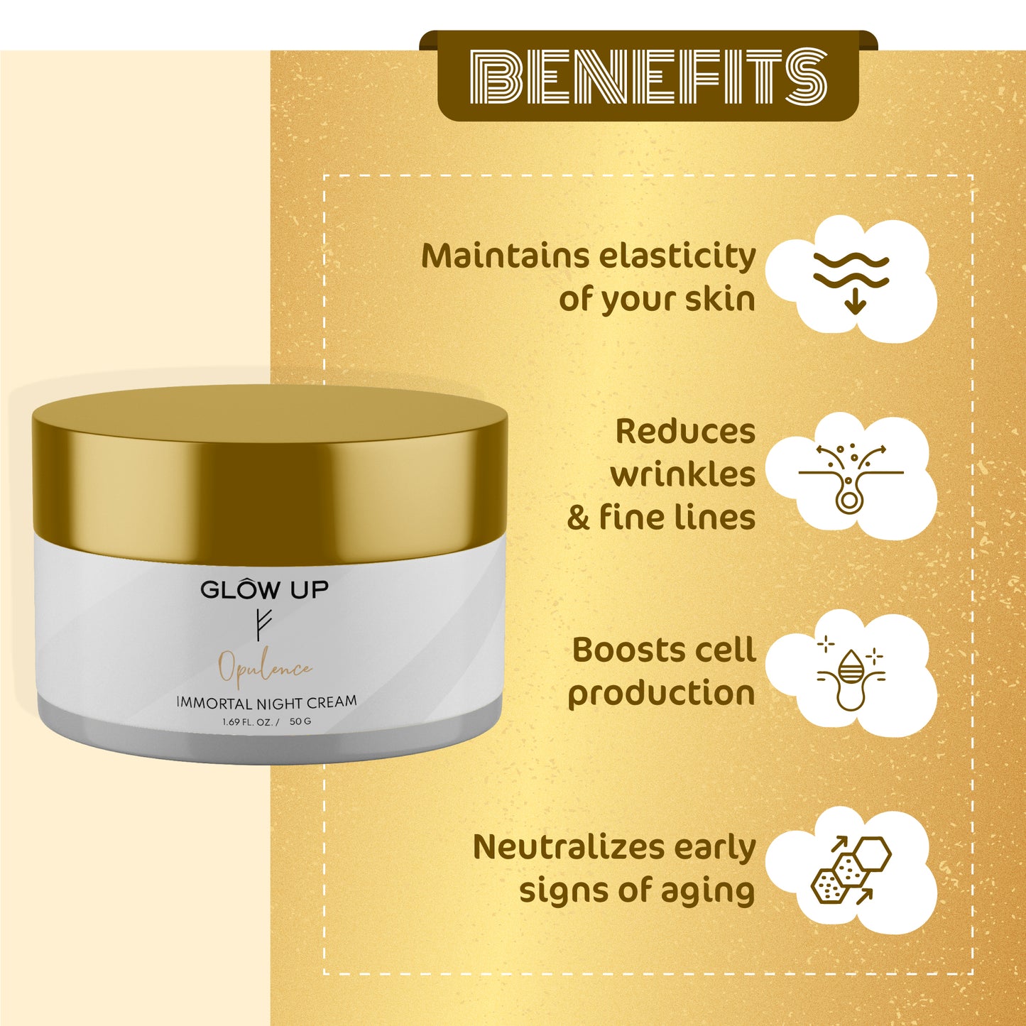 Benefits - opulence Immortal Night Cream 