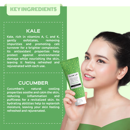 KALE CUCUMBER FACEWASH - 100g