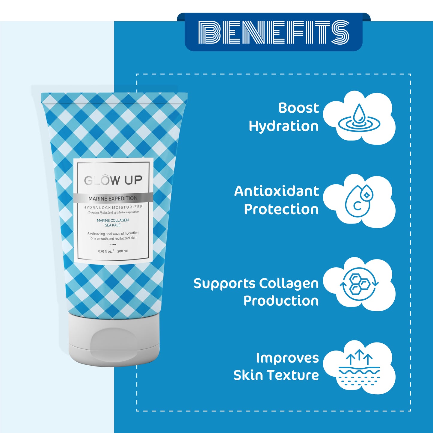 Benefits - Marine Expedition Hydra Lock moisturizer