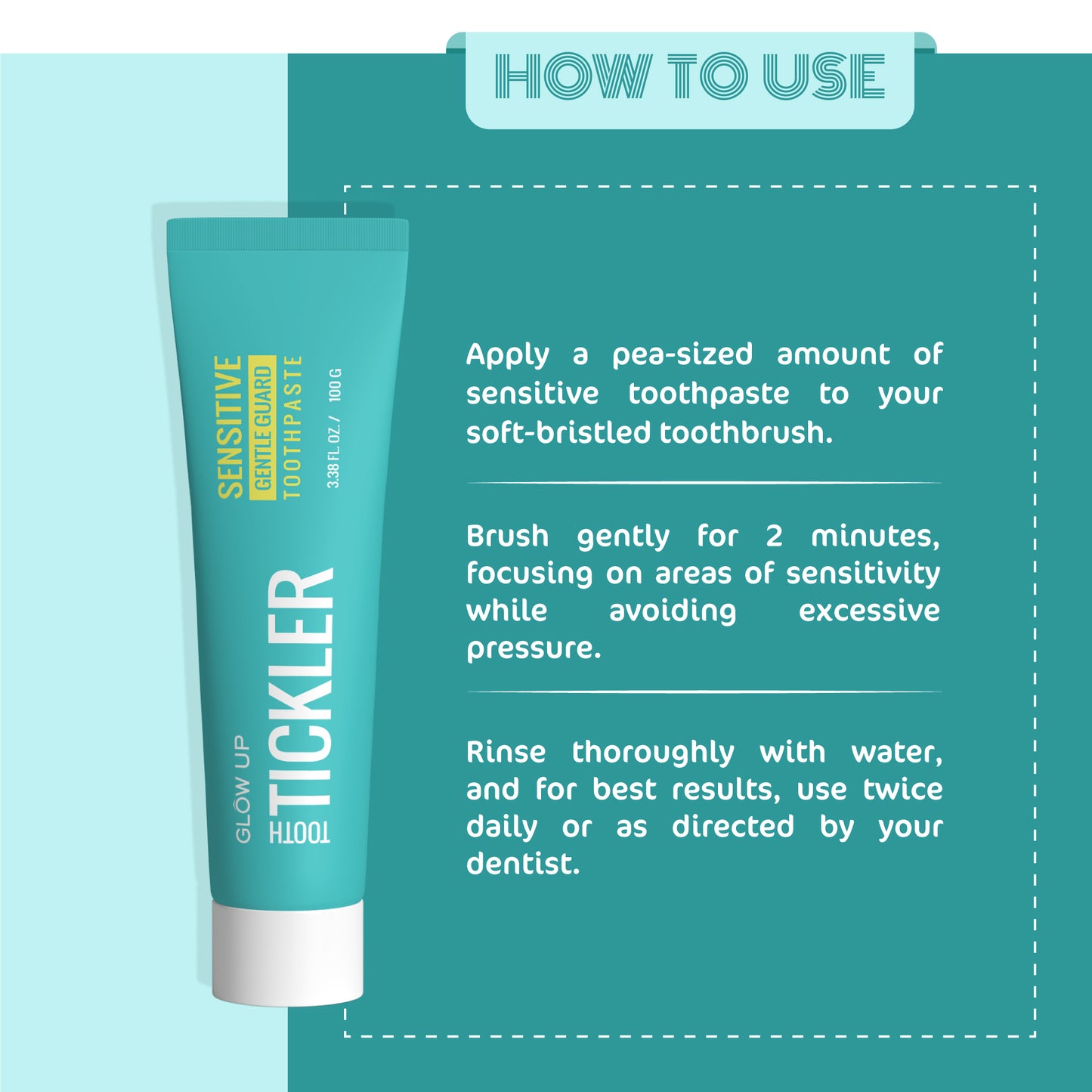 SENSITIVE TOOTH TICKLER TOOTHPASTE - 100G