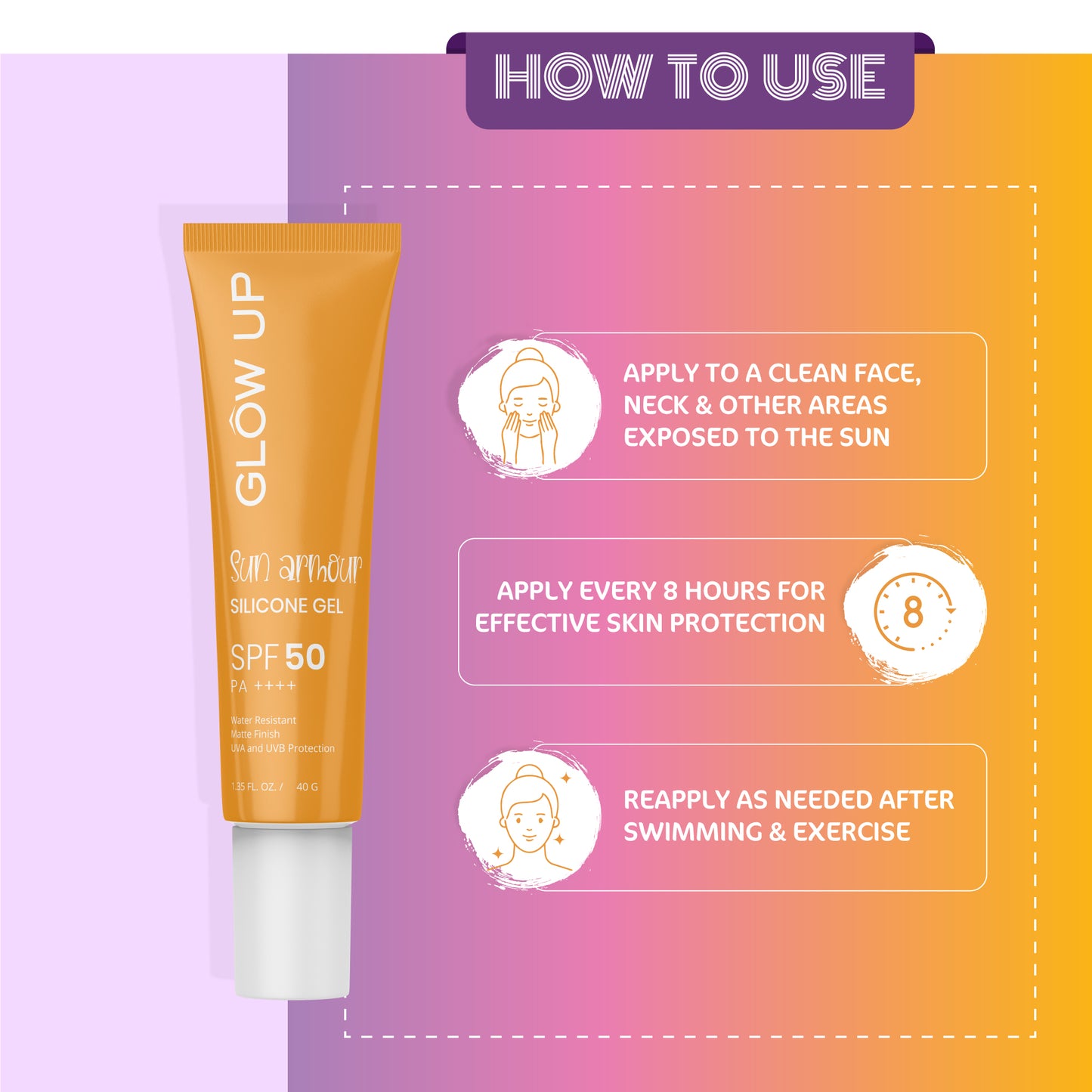 how to use - sun armour silicone gel