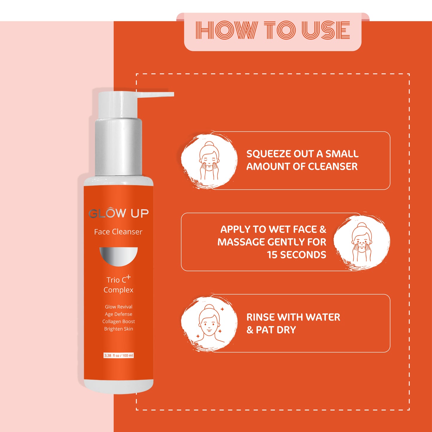 How to use - Trio C+ Cleanser