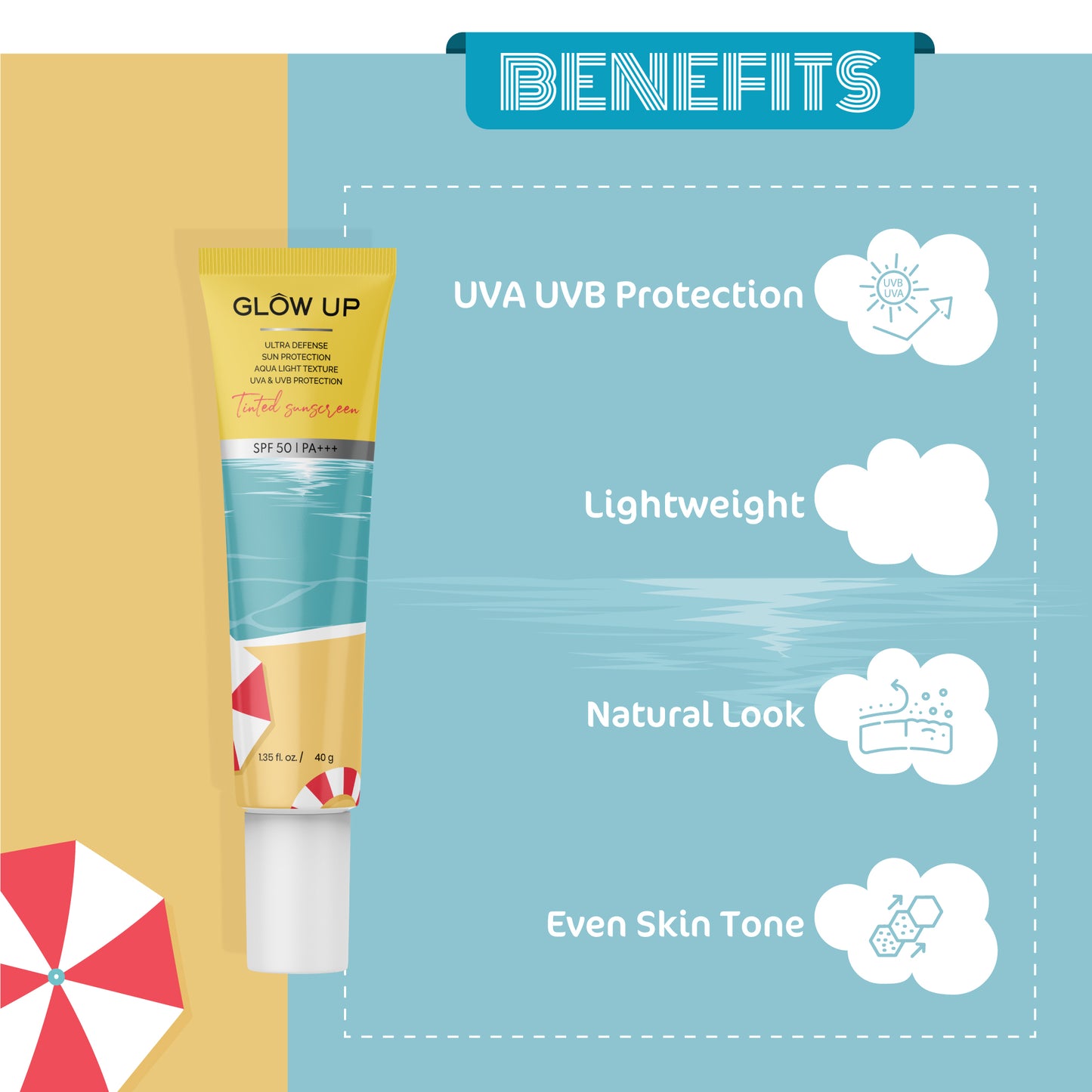 Benefit - Glow Up - Tinted Sunscreen